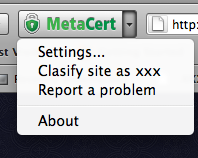 Report a site to MetaCert Report a site to MetaCert