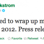 Beckstrom announces departure from ICANN via Twitter