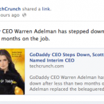 Techcrunch didn't do basic fact checking before running a story on GoDaddy