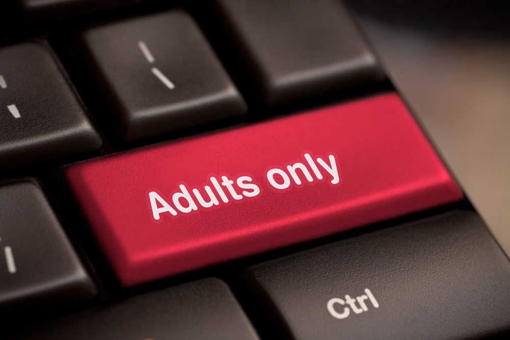 Adults Only Message On Enter Key