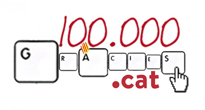 .cat registry breaks 100 thousand domains registered