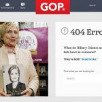 The GOP's 404 page